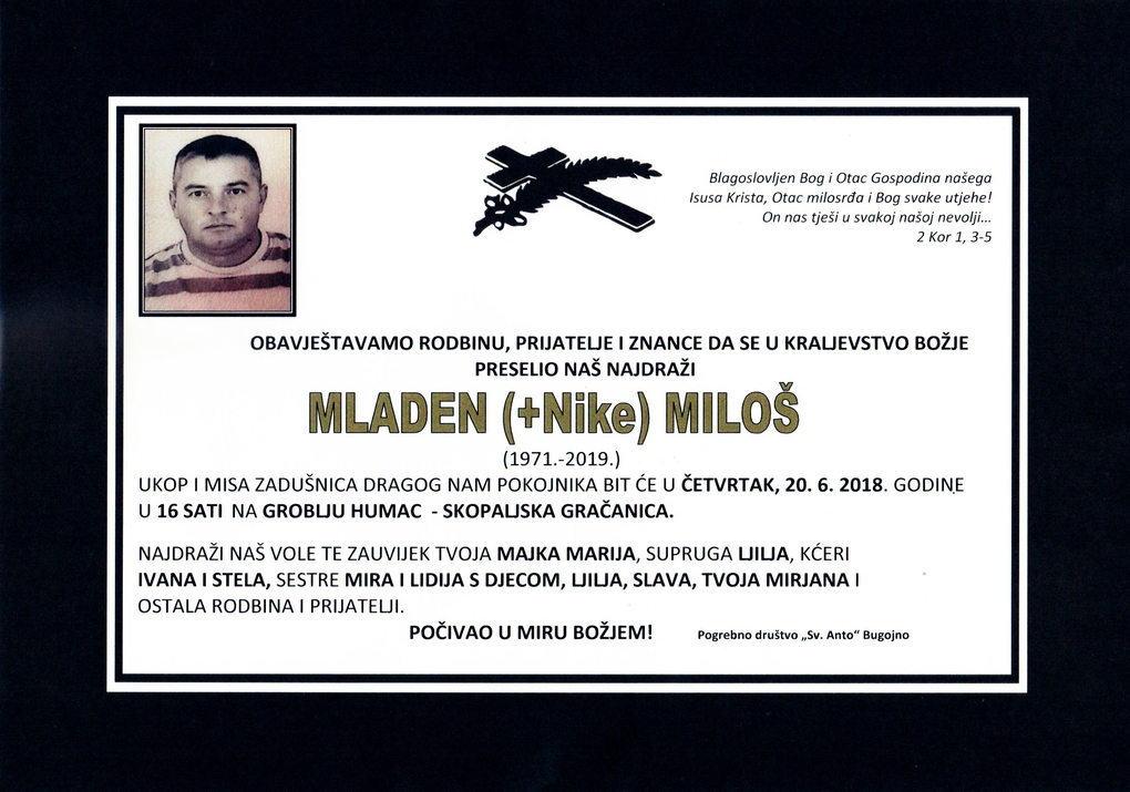 MLADEN MILOS